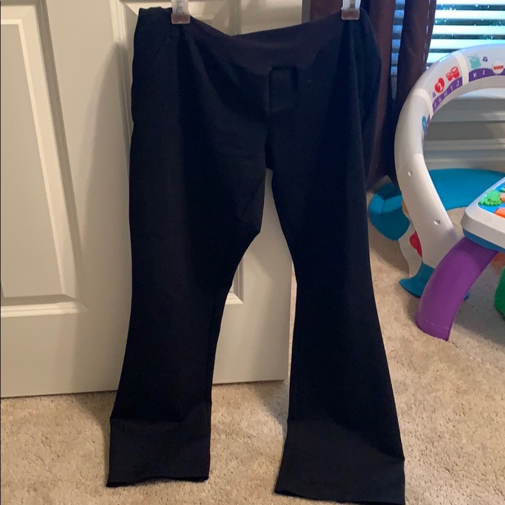 3 pairs maternity black pants